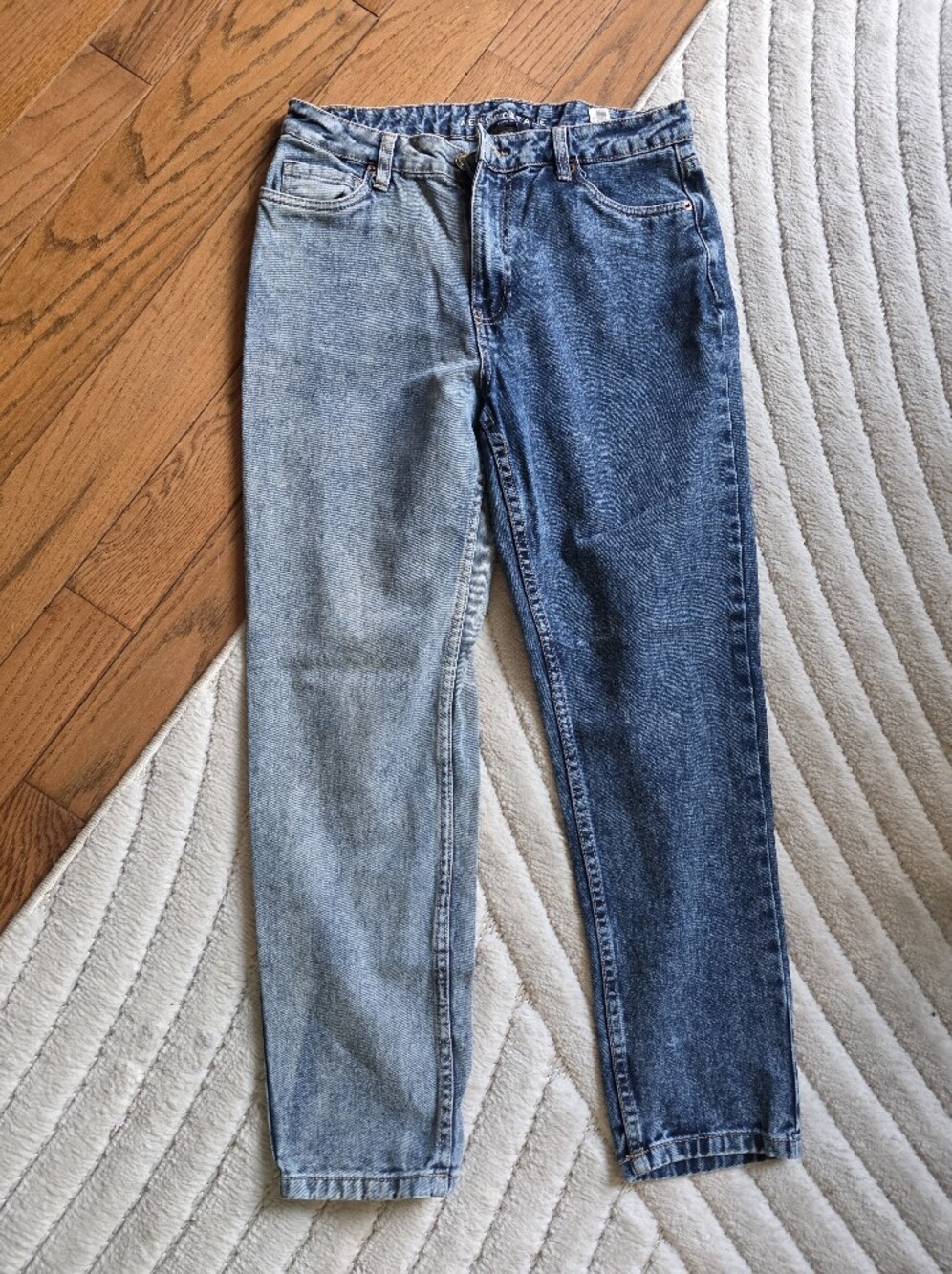 Aeropostale Two-Tone Blue Denim Jeans